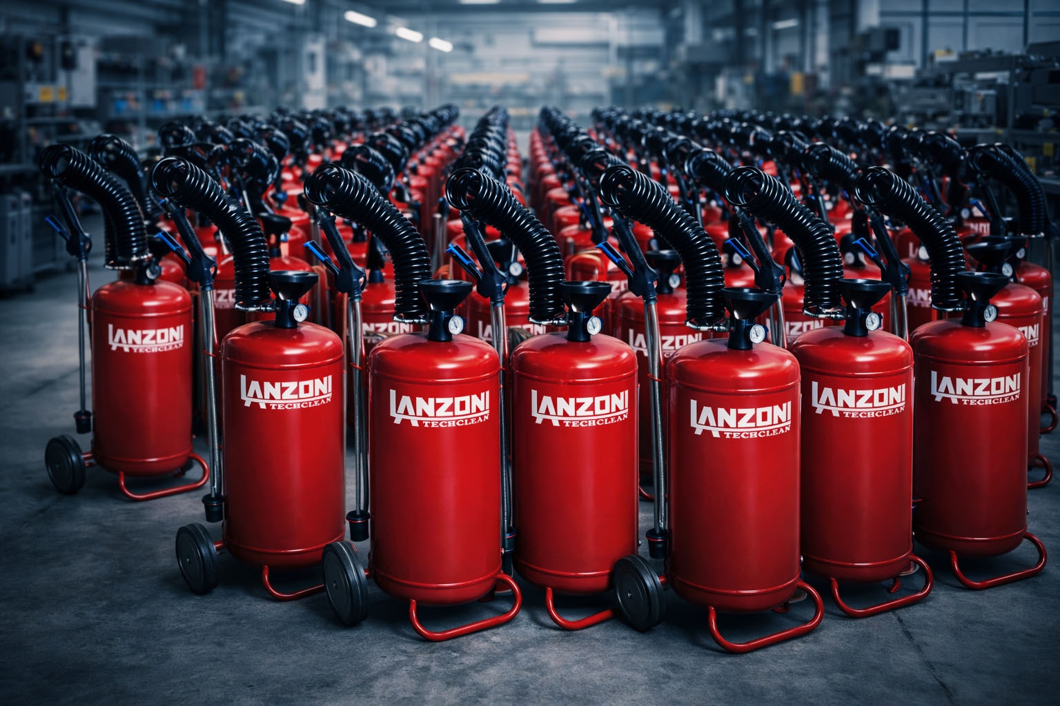 Lanzoni Techclean factory in Italy - sprayer and foamer production