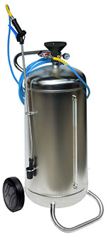 schiumogeno 100 l inox