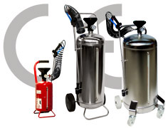 Pneumatic sprayers